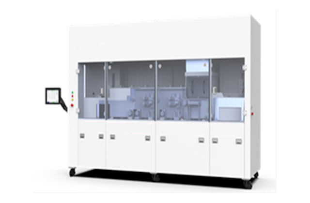 Автоматическая установка отмывки пластин после механической обработки CMP clean 300A